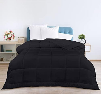  All Season Down Alternative Quilted Twin/Twin XL Comforter - Duvet Insert With Corner Tabs - Machine Washable – Bed Comforter - White
