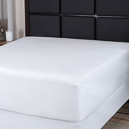  Short Queen Mattress Cover - 100% Waterproof Camper Mattress Cover, Fitted And Noiseless RV Queen Mattress Protector (RV Short Queen 60x75)