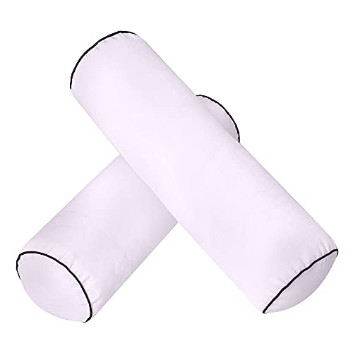  DBM IMPORTS *Cover ONLY*-Style 6 Outdoor Daybed Mattress Bolster Pillow Slipcovers Contrast Pipe Trim Twin Size - AD107