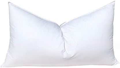  Pillowflex Synthetic Down Pillow Insert - 16x26 Down Alternative Pillow, Ultra Soft Body Pillow, Large Standard Body Bed Sleeping Pillow - 1 Decorative Pillow Form