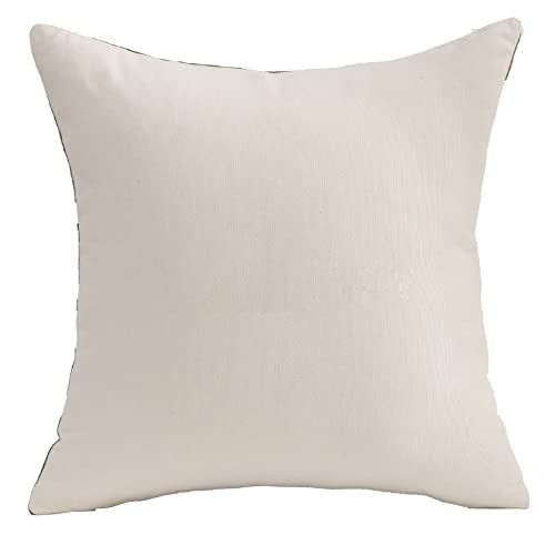  Tosleo Farmhouse Pink Tulip Embroidered Decorative Throw Pillow Covers 18x18 Set Of 2 Flowers Tufted Pillow Cushion Cases Square Floral Cotton Pillowcases For Wedding Sofa Couch Bedroom Living Room