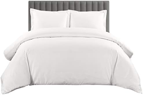  Sheetsnthings Solid 600-Thread-Count, 100-Percent Cotton King-California King Duvet Cover Set With Buttons Enclosure, Chocolate