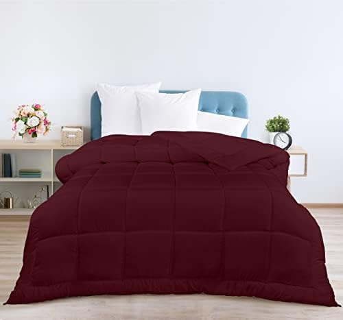  All Season Down Alternative Quilted Twin/Twin XL Comforter - Duvet Insert With Corner Tabs - Machine Washable – Bed Comforter - White