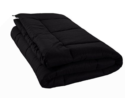  Ghooss All Season Black Bedding Down Comforter -Hotel Quality Luxury Quilt With Corner Tabs-Super Microfiber Fill -Machine Washable-King Size