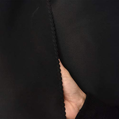  Full Size Bottom Bunk Bed Blackout Curtains For Full For Men Women Teen Boys, Black, 2 Panels