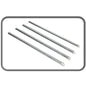  Avery 404Z-118 DTR Metal Risers For Letter Trays, Pack Of 4, 118mm- Silver