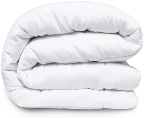  Uvet Insert Twin - Lightweight Down Comforter For Twin Size Bed - Cooling, Microfiber, Down Alternative Fill - Machine Washable, White﻿