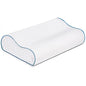  Memory Foam Contour Pillow, Neck Support Cervical Bed Pillow For Sleeping, Side Sleeper - Relieve Neck Pain With Washable Zippered Soft Cover