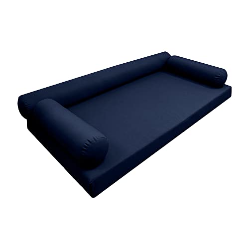  DBM IMPORTS *Cover ONLY*-Style 6 Outdoor Daybed Mattress Bolster Pillow Slipcovers Knife Edge Full Size - AD101