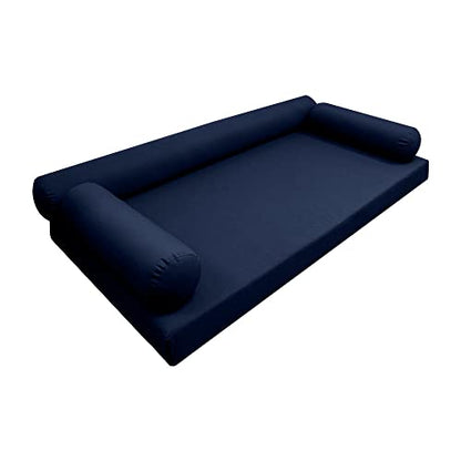  DBM IMPORTS *Cover ONLY*-Style 6 Outdoor Daybed Mattress Bolster Pillow Slipcovers Knife Edge Full Size - AD101