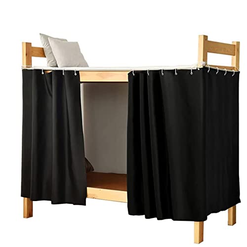  Qubanda Dorm Home Solid Thicken Bunk Blackout Bed Curtains Cloth Bed Canopy Students Single Sleeper，2panel