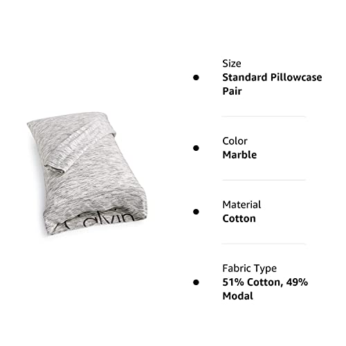  Calvin Klein Strata Standard Pillowcase Pair - Marble