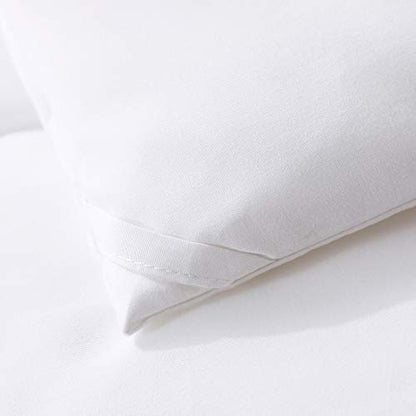  Shatex White King Comforter All Season Bedding Buffy Comforters - King Size Down Comforter Ultra Soft - White Comforter Bedding Duvets & Down Comforters