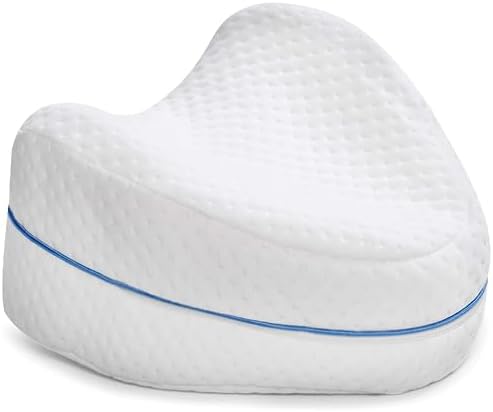  MEDIORTHON Memory Foam Leg Pillow - Knee Pillow For Side Sleepers Hip Pain - Hip Pillow For Side Sleepers - White Elegant Pillows For Side Sleepers