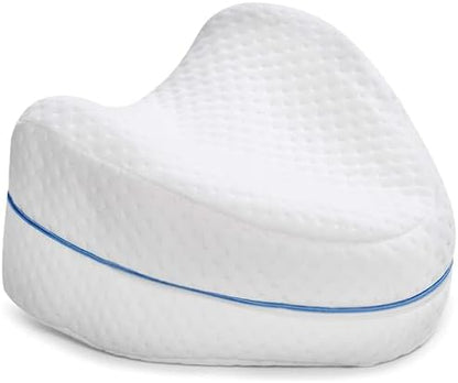  MEDIORTHON Memory Foam Leg Pillow - Knee Pillow For Side Sleepers Hip Pain - Hip Pillow For Side Sleepers - White Elegant Pillows For Side Sleepers