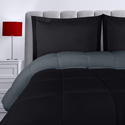  Queen Comforter Set With 2 Pillow Shams - Bedding Comforter Sets - Down Alternative White Comforter - Soft And Comfortable - Machine Washable