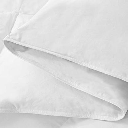  Drtoor Goose Down Comforter King, White Winter Feather Duvet Insert, 100% Egyptian Cotton, 1200 Thread Count, 700+ Fill Power-90"x106"