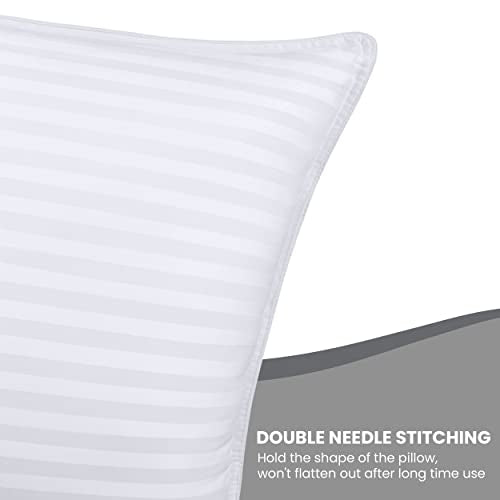  Pillows For Sleeping Queen Size (White), Set Of 2, Cooling Hotel Quality, For Back, Stomach Or Side Sleepers
