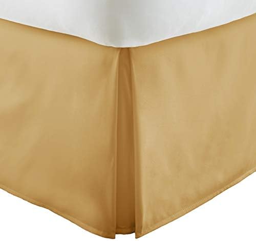  EH-BEDSKIRT-KING-GRAY Home Collection Pleated Bed Skirt, King, Gray