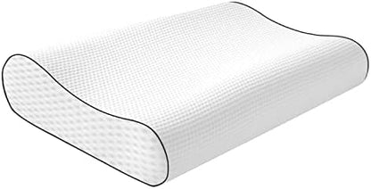  Enther Cervical Memory Foam Pillow For Sleeping, Adjustable Side Sleeper Pillow For Neck Support Shoulder Pain Relief, Orthopedic Contour Firm Pillow With Washable Cover