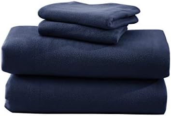  Cozy Fleece Warm And Cozy Microfleece Sheet Set, Ivory, Queen