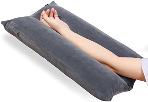 Arm Elevation Pillow Shredded Memory Foam Filled Arm Stabilizer Elevation Pillow For Swelling And Circulation Pain Relief For Arm Pain, Shoulder Surgery And Leg Injury, Removable Washable Cover