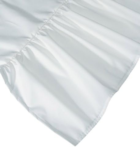  Dust Mite- And Allergen-Proof Bedskirt; “Premium Microfiber” (Queen; White)