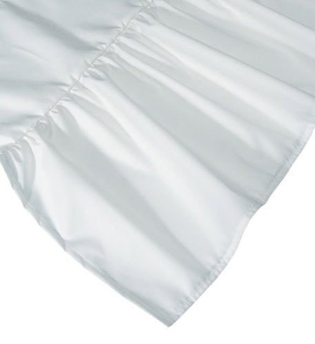  Dust Mite- And Allergen-Proof Bedskirt; “Premium Microfiber” (Queen; White)