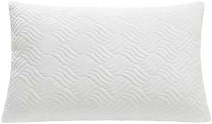  Enther Cervical Memory Foam Pillow For Sleeping, Adjustable Side Sleeper Pillow For Neck Support Shoulder Pain Relief, Orthopedic Contour Firm Pillow With Washable Cover