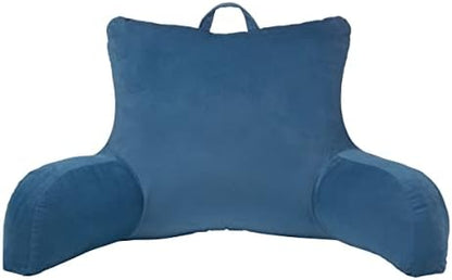  Klear Vu Velour Neck Back Lumbar Support Pillow, Navy One Size