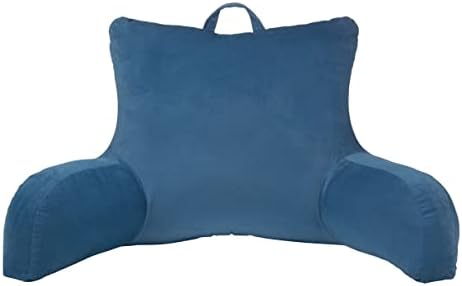  Klear Vu Velour Neck Back Lumbar Support Pillow, Navy One Size