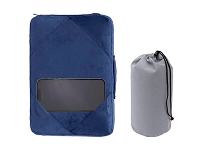  Comfyt Travel Pillow, Camping Pillow, Tablet Stand, Small Pillow Backpack Pillow Memory Foam Pillow Car Seat Cushion Lumbar Back Pillow, Tablet Holder Pillow Flight Pillow Kids Toddler Pillow