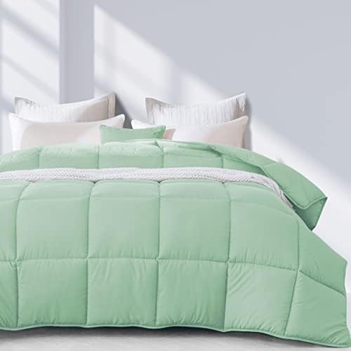  Johalaide Bedding Twin Comforter Duvet Insert, Quilted White Down Alternative Comforter With Ultra-Soft Brushed Fabric,All Season Comforter With 8 Tabs