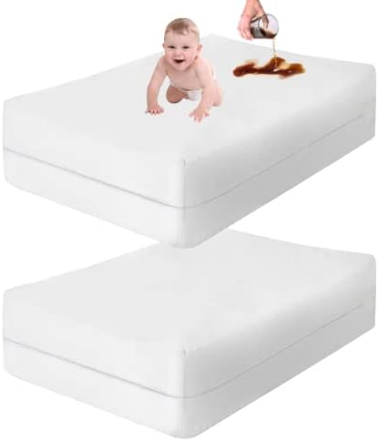  Sleeper Sofa Queen Mattress Protector 60" Wx72 Lx5 D - Waterproof Zippered Encasement Premium Quality Bed Cover Protects Against Dust, Allergens