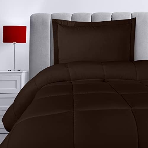  Queen Comforter Set With 2 Pillow Shams - Bedding Comforter Sets - Down Alternative White Comforter - Soft And Comfortable - Machine Washable