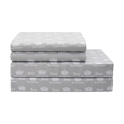  Juicy Couture – Bedding Set | Juicy In Paris Design Bed Sheets| Twin Bedding | 6 Piece Set | 100% Microfiber Polyester | Wrinkle Resistant And Anti Pilling | Pink/Black