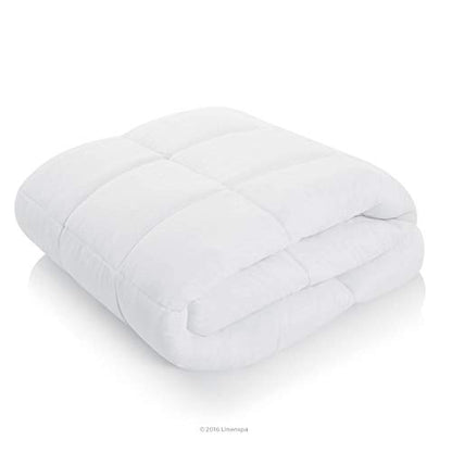  Comforter Duvet Insert Full White Down Alternative All Season Microfiber-Full Size - Box Stitched