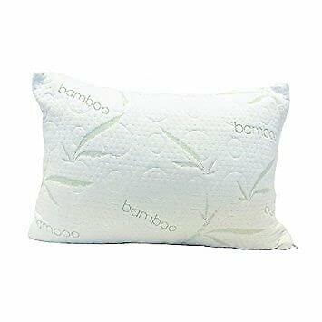  All That Jazz Best Bamboo Travel Memory Foam Pillow For Neck & Shoulder Pain Relief. Airplane Or Automobile 15" X 10.5"