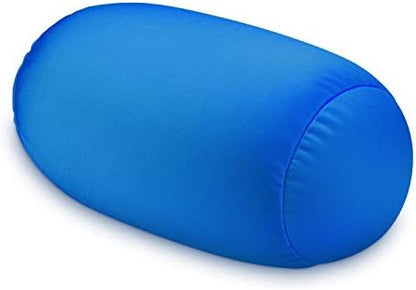  Squishy Neck Pillow, 7Inch X 12Inch Soft Travel Body Bed Pillow Bean Pillow For Kids Adult Chair Sleeping Car Seat, Fun Dormroom (Sky Blue)