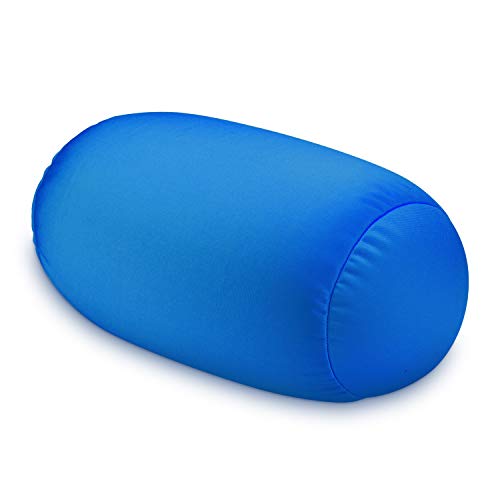  Squishy Neck Pillow, 7Inch X 12Inch Soft Travel Body Bed Pillow Bean Pillow For Kids Adult Chair Sleeping Car Seat, Fun Dormroom (Sky Blue)