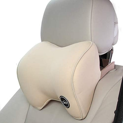  ICOMFYWAY Car Neck Support Pillow For Neck Pain Relief When Driving,Headrest Pillow For Car Seat With Soft Memory Foam – Black