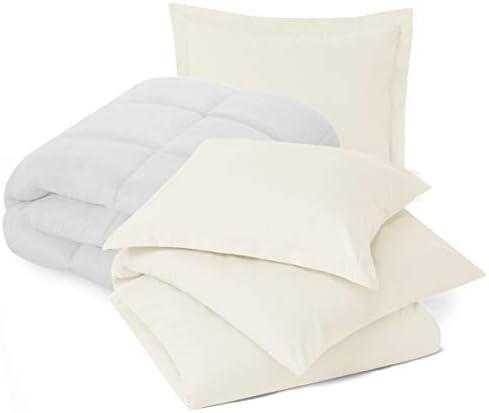  Nestl Bedding Comforter And Duvet Set, Down Alternative Comforter, Microfiber Duvet Set - Comforter Cover And 1 Pillow Sham, Twin - Lavender