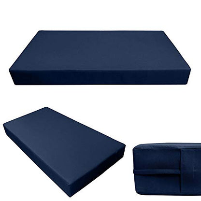  PROLINEMAX |Cover ONLY| Outdoor Style 2 Twin Knife Edge Daybed Mattress Bolster Pillow Fitted Sheet AD101