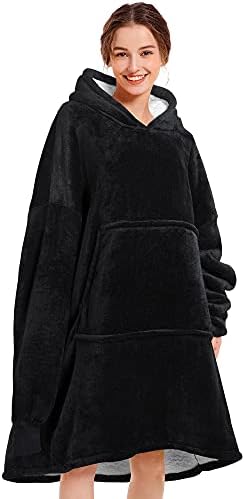  Narecte Kids Blanket Hoodie For Girls,Premium Sherpa Oversized Hoodie Blanket For Kids,Cozy And Big Wearable Blanket Hoodie Best Top Birthday Gifts For Teen Year Old Boy Gift Ideas Dog