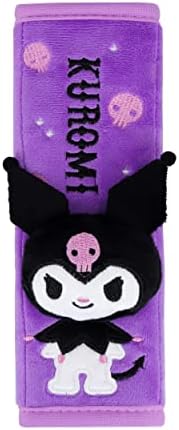  Roffatide Anime My Melody Car Neck Pillow 2 PCS Plush Auto Head Neck Rest Cushion For Chairs, Recliners, Driving Seats