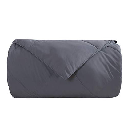  Plush Down Alternative Comforter Twin - Gray Duvet Insert With Corner Tabs - All-Season Hypoallergenic Comforter Reversible - 100% Plush Down Alternative Fill - Twin XL, Gray