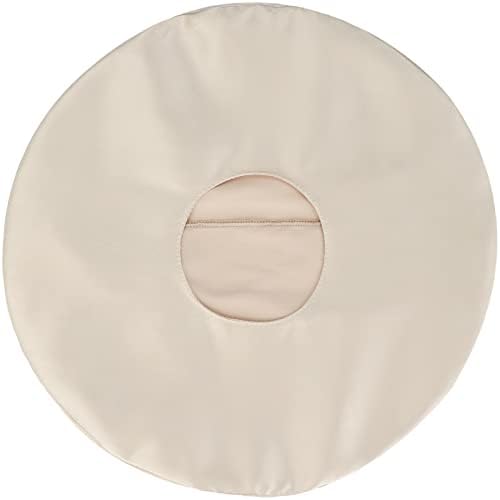  HapiPoppy Detachable Piercing Pillow With Silk Pillowcase, Easy To Clean Ear Pillow With Hole For Side Sleepers, Ear Pain, Head, Cnh, Pressure Sore | Washable Donut Smooth Guard Pillows Champagne