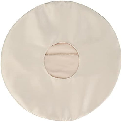  HapiPoppy Detachable Piercing Pillow With Silk Pillowcase, Easy To Clean Ear Pillow With Hole For Side Sleepers, Ear Pain, Head, Cnh, Pressure Sore | Washable Donut Smooth Guard Pillows Champagne