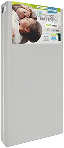  Milliard Memory Foam Crib Mattress, 2022 Edition, Flip Technology, Firm Side For Baby And Soft Side For Toddler - 100% Cotton Cover