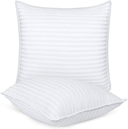  Pillows For Sleeping Queen Size (White), Set Of 2, Cooling Hotel Quality, For Back, Stomach Or Side Sleepers